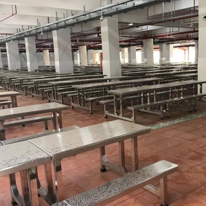 工廠食堂不銹鋼桌定制